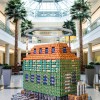 Redland Company participates in Canstruction Project to feed hungry. © 2013 LILA PHOTO, The Gardens Mall, Palm Beach Gardens, FL, Canstruction