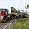 Redland Company assists with transport of Air Force F-4 Phantom Jet F4 Jet Transport 2013-2